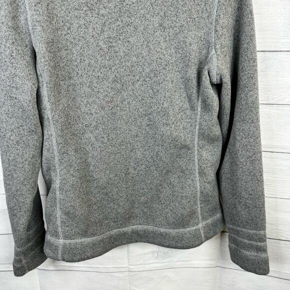 The North Face Womens size Medium Sweater Fleece Zip Up Jacket Gray nf0a3lh8 - Picture 7 of 11